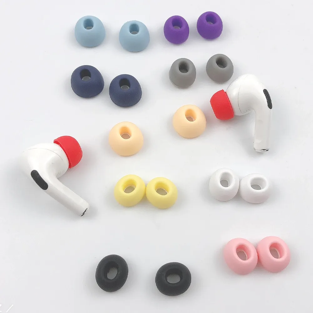 Écouteurs en silicone étui pour écouteurs couvercle de bouchon d'oreille pour Apple Airpods Pro casque embout d'oreille embouts de bouchon d'oreille bouchon d'oreille