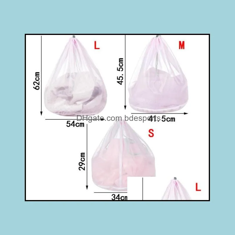 3pcs/set Mesh Laundry Bags Baskets For Bra underwear Clothes Lingerie House Cleaning Tool Washing Machine Accessories