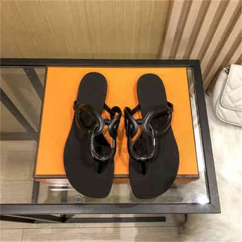 Herme Slipper Sandals عالية الجودة جودة أنيقة الأزياء H زحافات الكلاسيكية صندل الأحذية المسطحة الشريحة الاتحاد الأوروبي: 35-40 389P