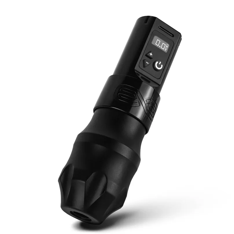Xnet Exo Profesyonel Kablosuz Dövme Kalem Makinesi Güçlü Kırmasız Motor 2100mAH Şarj Pil Dijital LED Ekran Sanatçı 220808