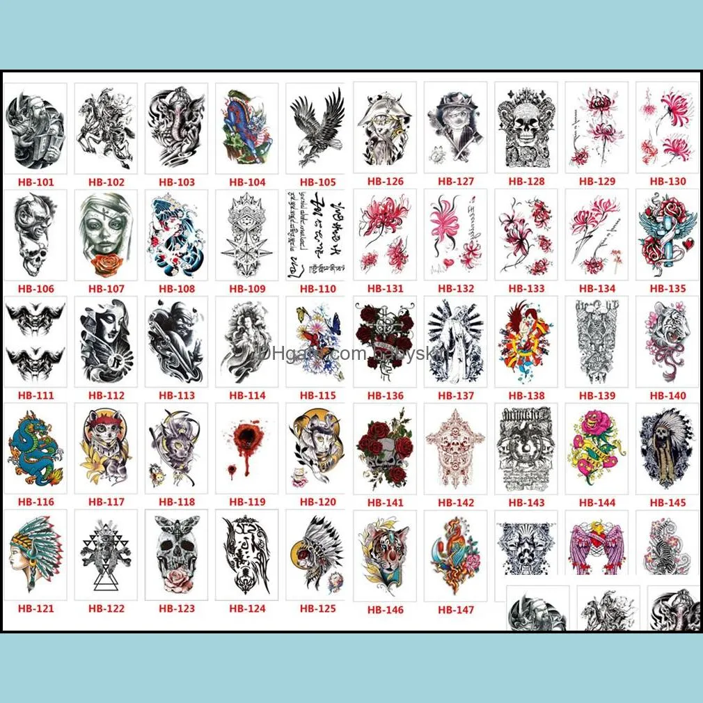 Newest! 1600 Styles Half Sleeve Tattoo Sticker Arm Temporary Tattoos Waterproof Sticker Accept Customized Tattoo Mixed Randomly Sent