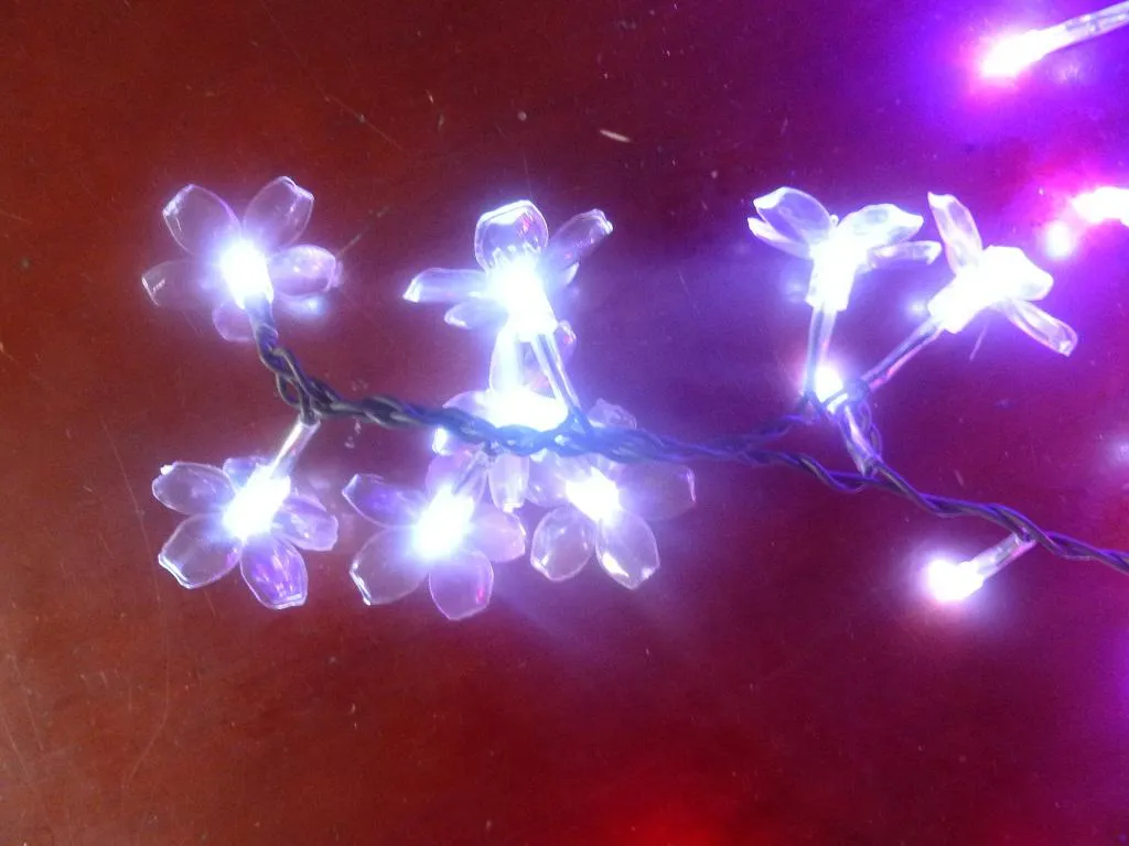 2021 LED Christmas Light Cherry Blossom Tree 480pcs lâmpadas LED de 1,5m/5ft de altura, uso de gotas de gotas de queda grátis