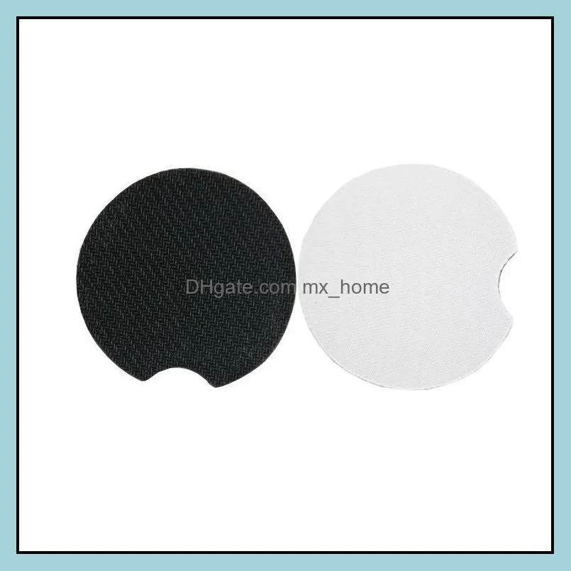 sublimation coaster neoprene diy blank table mats heat insulation thermal transfer cup pads coasters customized gifts wll-yfa2902