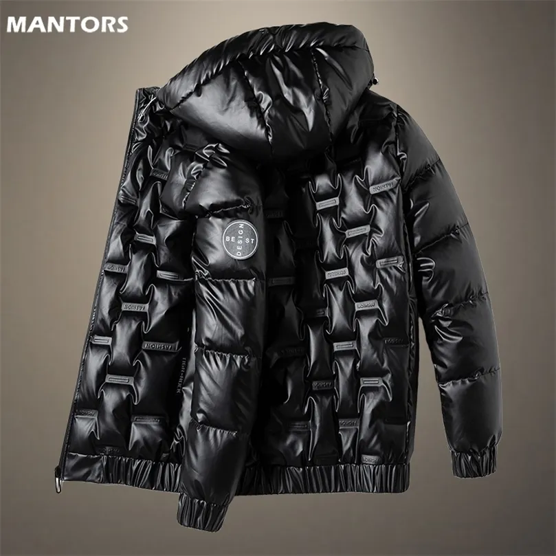 Winter Down Jacket Men parkas tjock varm 80% vit anka ner parkas kappa män jackor vattentäta parkas män vindbrytare 4xl 220804