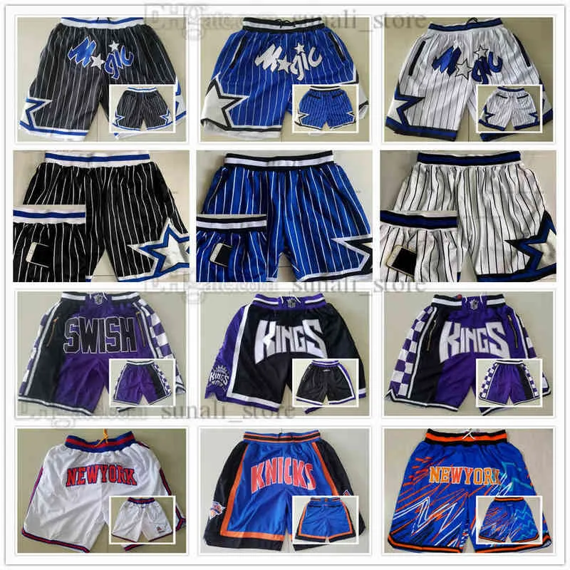 1992-93 Penny Hardaway Basketball Shorts 1994-95 1998-99 Webber Fox Stojakovic Jason Williams Men Just Don Pants Pocket Zipper 1996-97 the