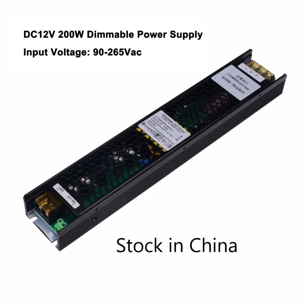 100W 12V/24V Triac & 0/1-10V Dimmable Power Supply White - Renerge
