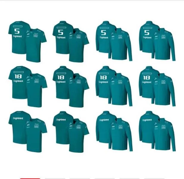 F1 racing jersey spring and autumn team jacket same style customization
