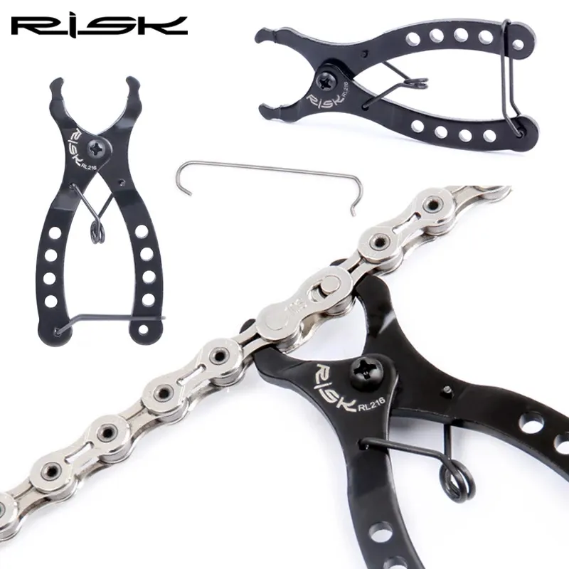 Risk RL216 Mountain Bike Mini Chain Quick Link Tool MTB Master Link Remover Connector Opener Hävarmens montering och demontering Tillbehör