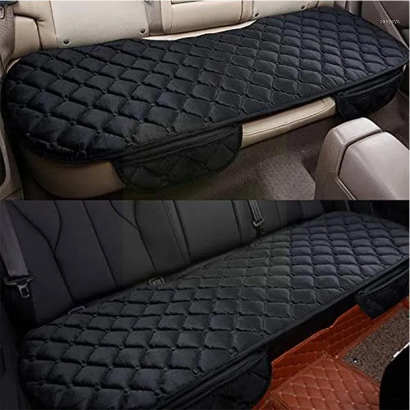 Auto -stoelhoezen Cover voor achterkant kudde kussen kussen niet schuifstoelbeschermer Beschermer wintertruck Warm busje Universal Fit E1E9