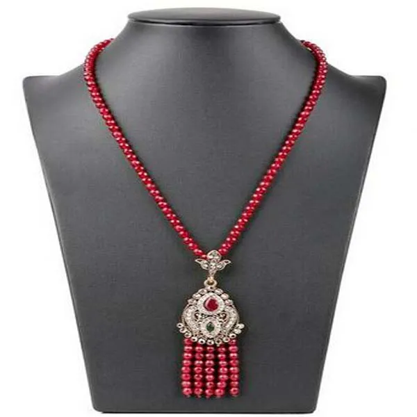 Collier pendentif Bohemian Perles