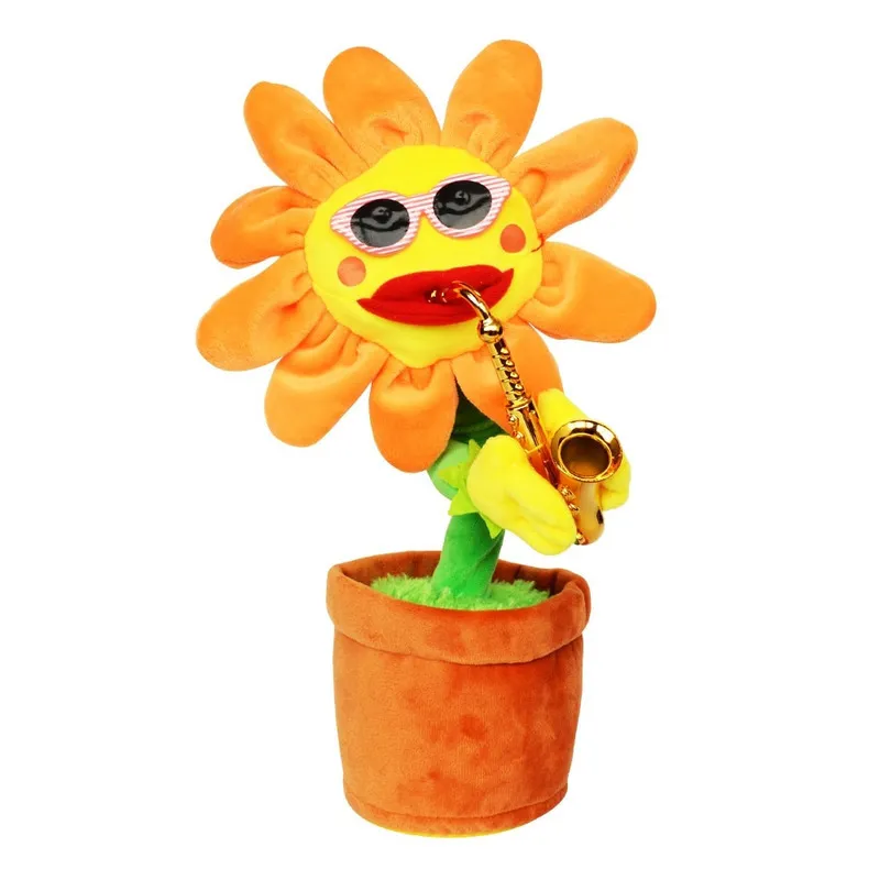 Enchanting Sunflower Saxophone Soft Pompompurin Plush For