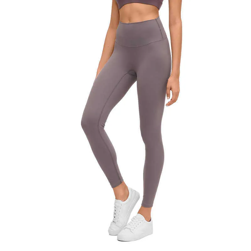 Conjunto de biquínis L-152 cintura alta yoga leggings mulheres fitness collants nus correndo calças esportivas sem costura esporte leggins energia ginásio roupas outfits48skibp1