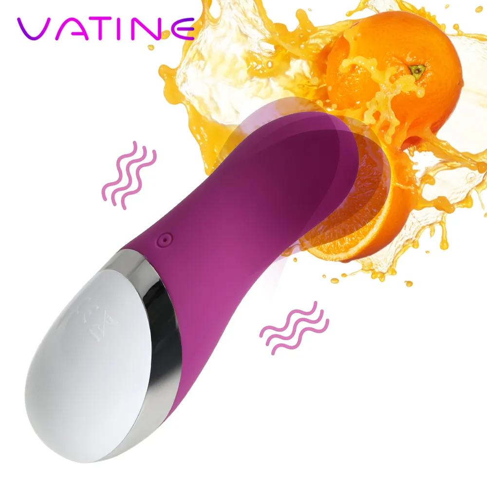 VATINE 10 Velocidades Vibrador de lengua Clítoris Vagina Estimulador de senos Masaje para lamer oral Masturbación femenina Juguetes sexy para mujeres