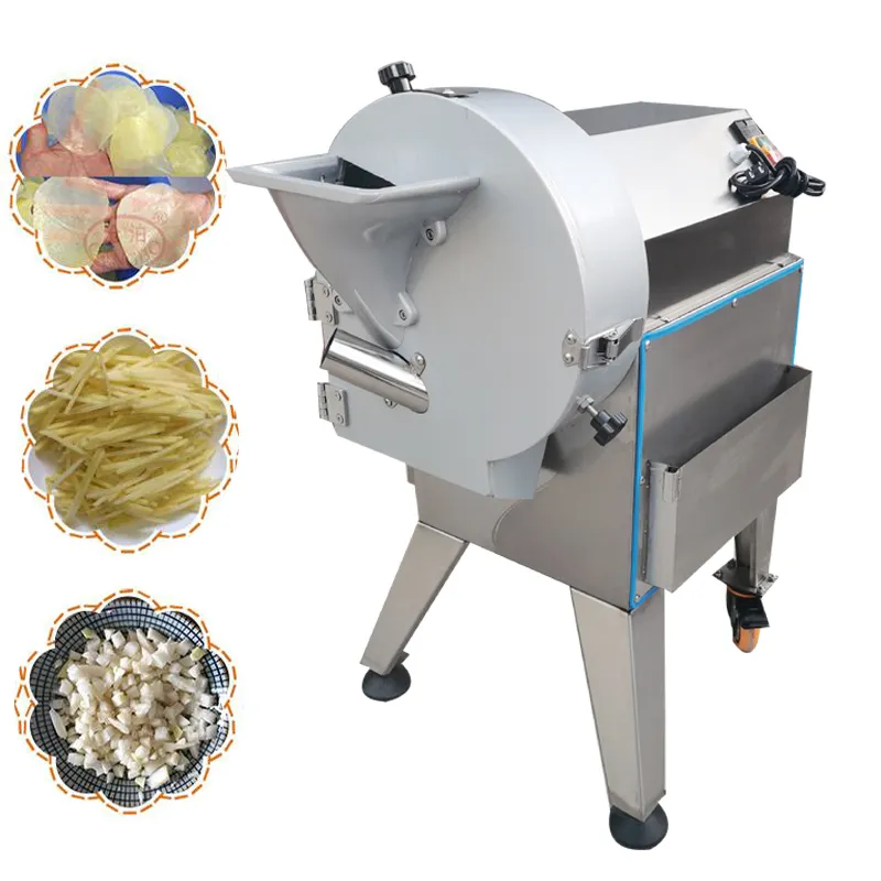 1500W vegetable cutting machine electric shredder chopper automatic vegetable sliced shredded diced for sale