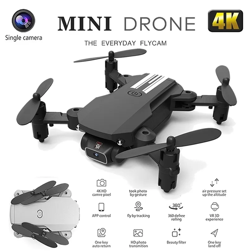 RC Mini Drone UAV FPV WiFi Wiith Camera 4K HD Remote Control Aerial Pography Quadcopter Aircraft Gift for Children Jimitu 220427