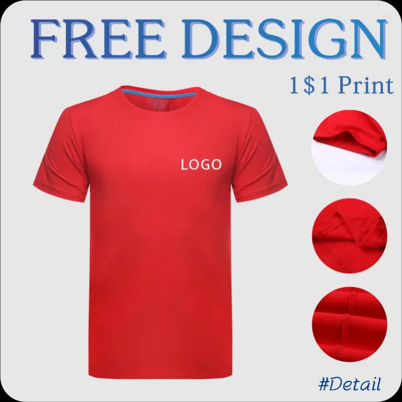 Camisetas masculinas de camisetas personalizadas para o trabalho de construção de roupas de impressão de impressão de impressão da festa de publicidade Camisa de cultura de publicidade Diy2022