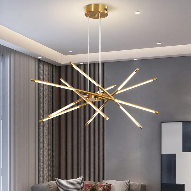 Modern LED Chandelier Lamp Remote Control For Living Room Dining Room Bedroom Kitchen Ceiling Pendant Light Design Suspension Lamps