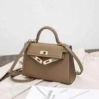 Designer Herme Women Women`s Mini Bag Summer 2022 Fashion Leather Second Generation Mini Ke1ly Bag Versatile Fashion Portable One Cz