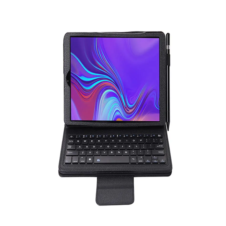 Soft Litchi Lederhülle mit abnehmbarer Bluetooth -Tastatur für Samsung Galaxy Tab S6 10.5 2019 T860 T865 Tablet SA860 Stylus2070