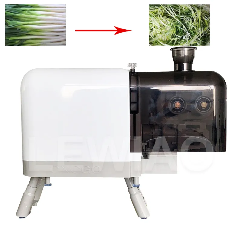 Kereviz Salatalık Zencefil Otomatik Sebze Kesme Makinesi Parçalayıcı için Yeşil Soğan Parçalama Makinesi