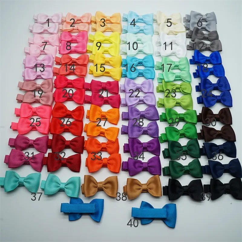 Multicolor Children's Bow Hairpins Threaded Band Hair Clips Cute Hair Accessories For Kids Festival Party Gifts 0 4mn D3