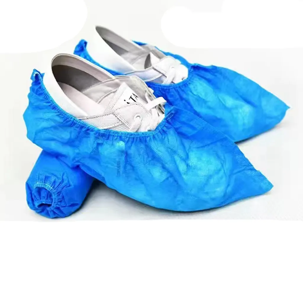 100pcs/lot Covers Disposable Shoe & Boot Covers Household Non-woven Fabric Boot Non-slip Odor-proof Galosh Wet Shoes Cover