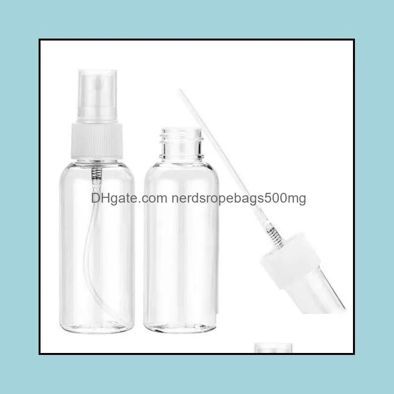 5Pcs Spray Bottle Liquid Soap Dispenser 10/30/50/60/100ml Empty Vial Refillable Mist Pump Perfume Essential Oil Atomizer Travel Cosmetic