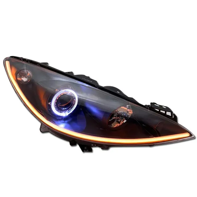 Peugeot RCZ LED Headlights: 2010-2015 Upgrade - Angel Eyes