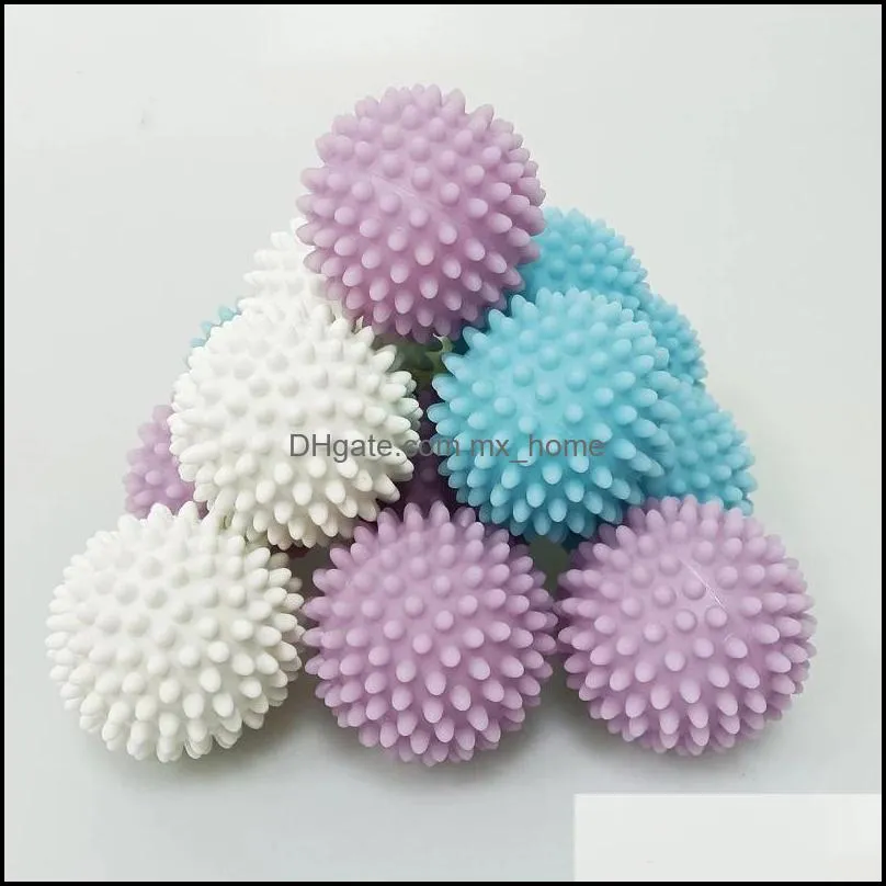 1pcs 6.7cm magic laundry products ball for household cleaning washing machine clothes softener starfish pvc reusable solid