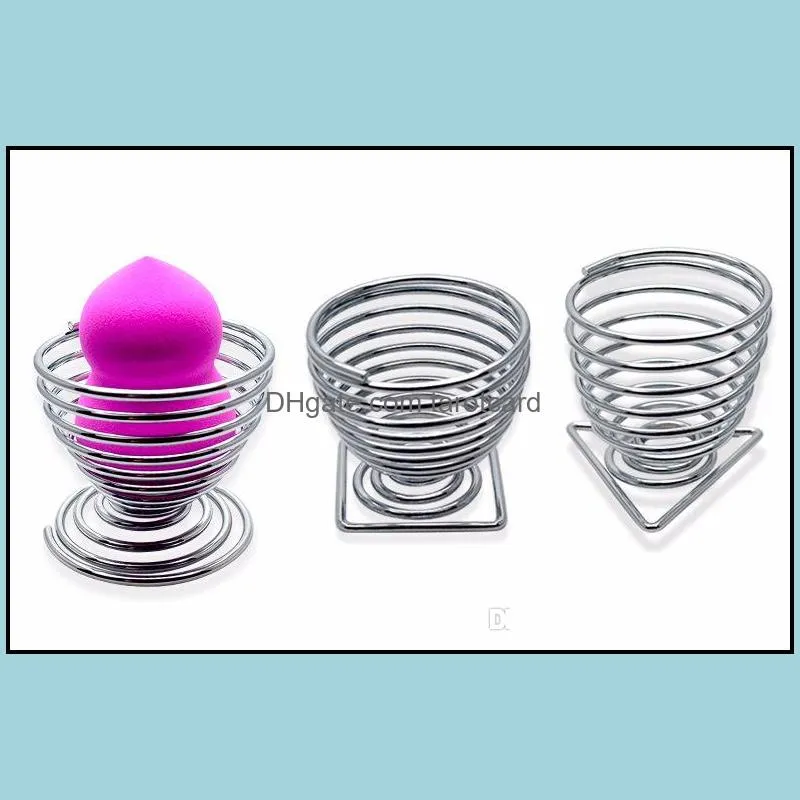 New 11 styles Spring Boiled Eggs Holder Stainless Steel Egg Poachers Wire Tray Egg Rack Cup Cooking Kitchen Tools mk668