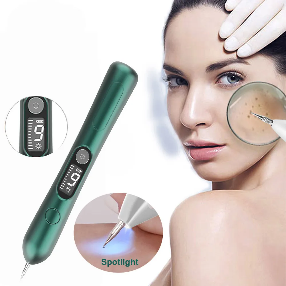 LCD Laser Plasma Pen Mole Freckle Removal Home Beauty Instrument Machine Blemish Wart Dark Spot Skin Tag Remover Tool 9 Level With3817688