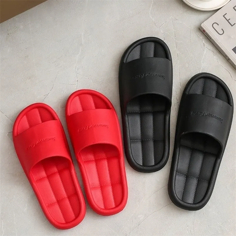 Nonslip Home Slippers Men Women Bathroom Footwear Boys Girls Unisex Flip Flops Summer House el Sandals Flat Shoes 220701