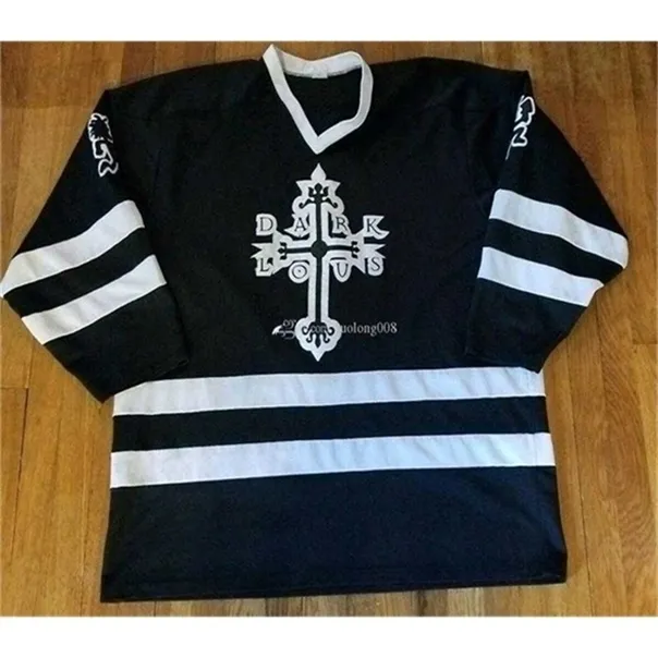 C26 NIK1 Custom Hockey Insane-Clown Hockey Jersey Black Słuszczony Dostosuj dowolny numer i nazwę koszulki