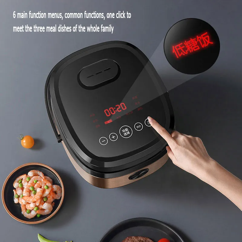 CarrieLin Electric Rice Cooker 3L Household Intelligent Separation Cooking Machine Non Stick Pot Multifunctional