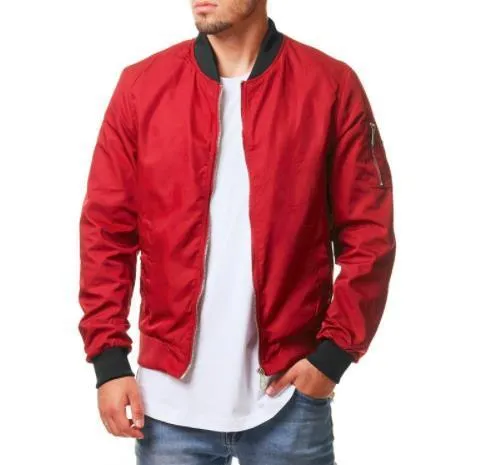 2018 New Casual Bomber Jackets Men