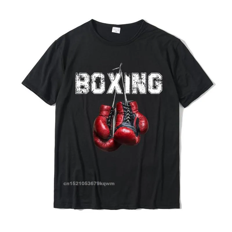 Leisure T-Shirt for Adult Custom Fall Tops T Shirt Short Sleeve Classic Party T-Shirt Round Collar 100% Cotton Funny Boxing T-Shirt - I Love Boxing Tshirt__5139 black