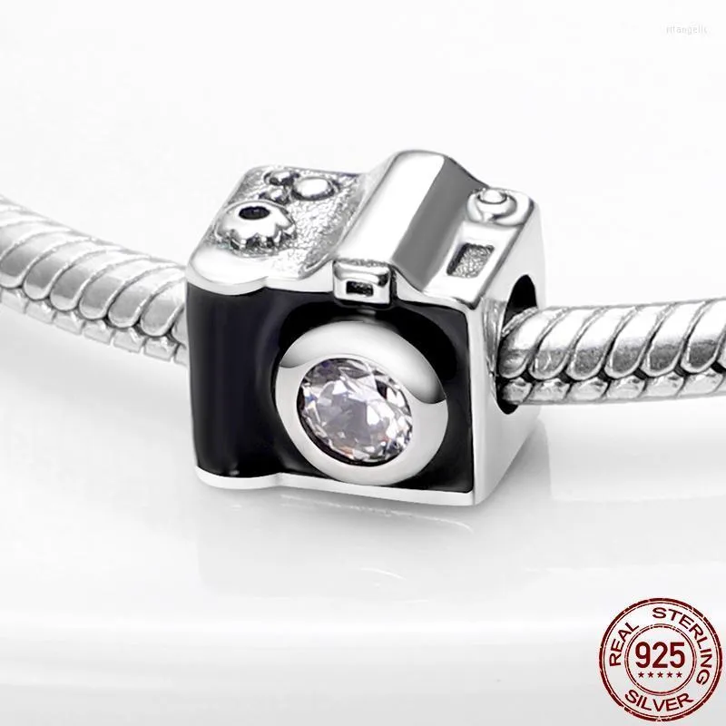 Autre 2022 Fit Bracelet Collier Classique Appareil Photo Plata De Ley Charme Perle Dame DIY Bijoux Cadeau Rita22