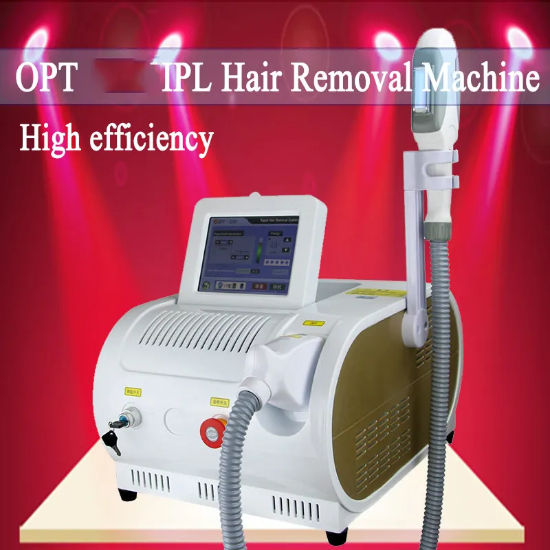 Desktop Annat skönhetsutrustning OPT IPL LASER Snabb Permanent hårborttagningsmaskin Hudföryngring med e-ljusfunktion för SPA-användning