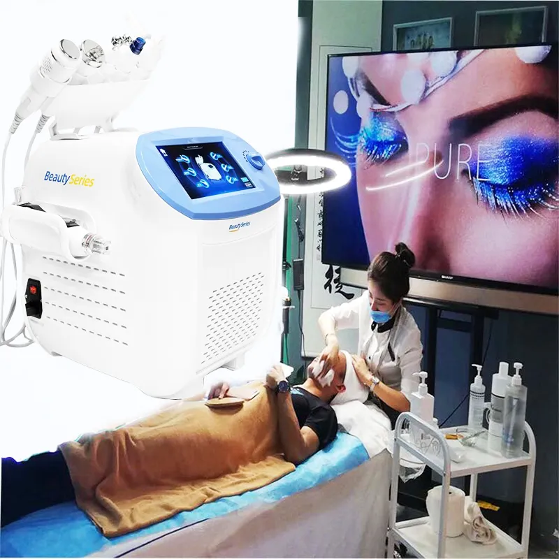 Portable 7 In 1 Water Peel Microdermabrasion Hydro Dermabrasion Facial Microcurrent Face Lift