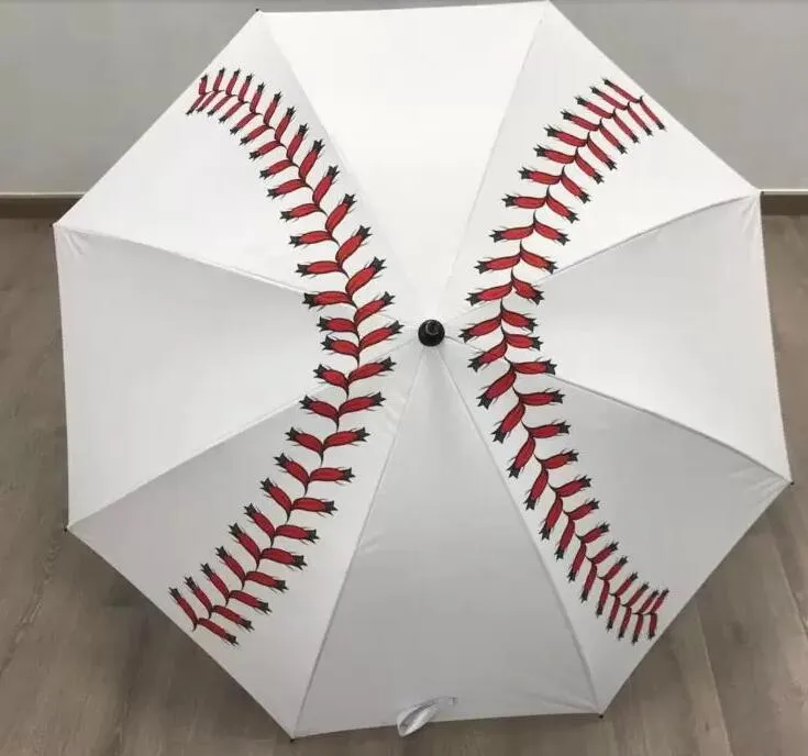 2022 Nieuwe titanium sport accessoires Automatisch Open Openize Rain Umbrella Red Black Navy Geel voor mannen Dames Stick Parapluas Baseball Softbal