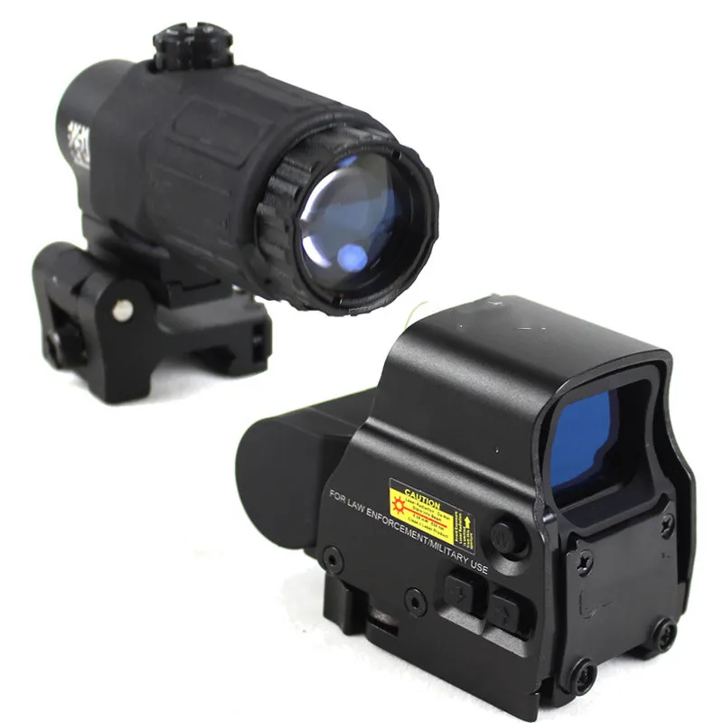 EXPS3-4 التكتيكية 3-4 hws مع g33 المكبر hhs و 558 t-dot الأحمر الأخضر نقطة المجسم كومبو riflescope التبديل إلى الجانب sts سريع انفصال qd جبل للصيد بندقية