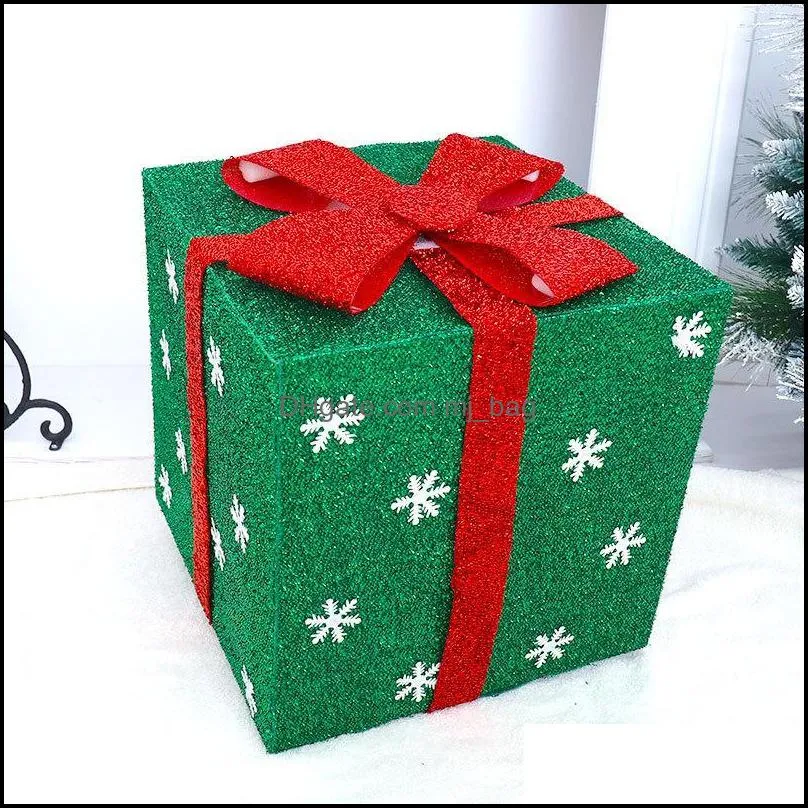 christmas gift wrap box store super scene decoration snowflake candy wrapping chocolate packaging new year children`s gifts bag