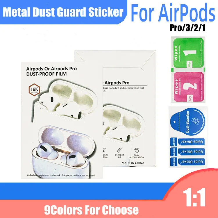 Dust Proof Scratchproof Cover For Airpods 3 Sticker Airpod Pro 2 1