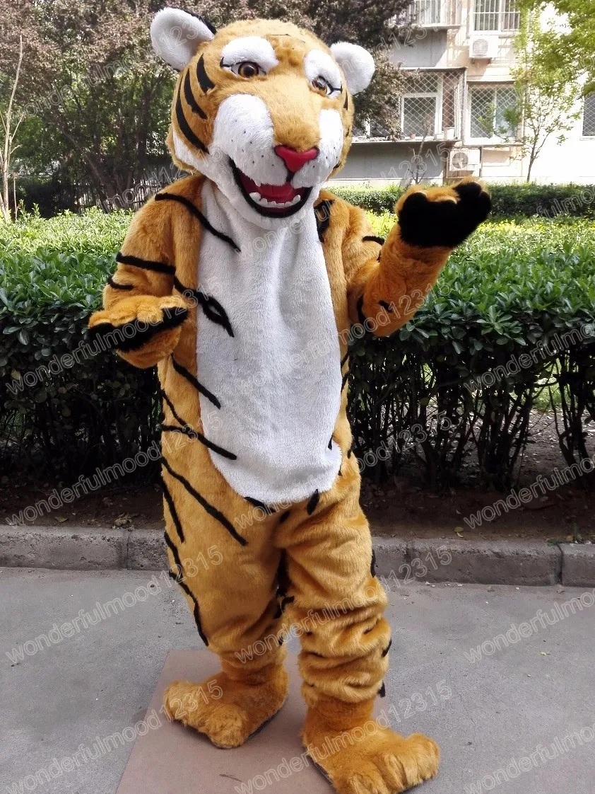 Costumes de mascotte de tigre de performance Carnaval Hallowen Cadeaux Unisexe Adultes Fancy Party Games Outfit Holiday Celebration Cartoon Chara301f