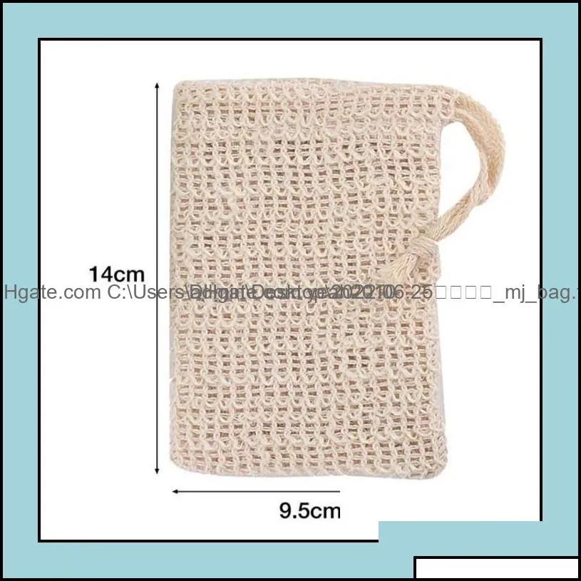 Brushes, Sponges Scrubbers Bathroom Aessories Home & Gardennatural Exfoliating Mesh Sisal Soap Saver Bag Pouch Holder For Shower Bath