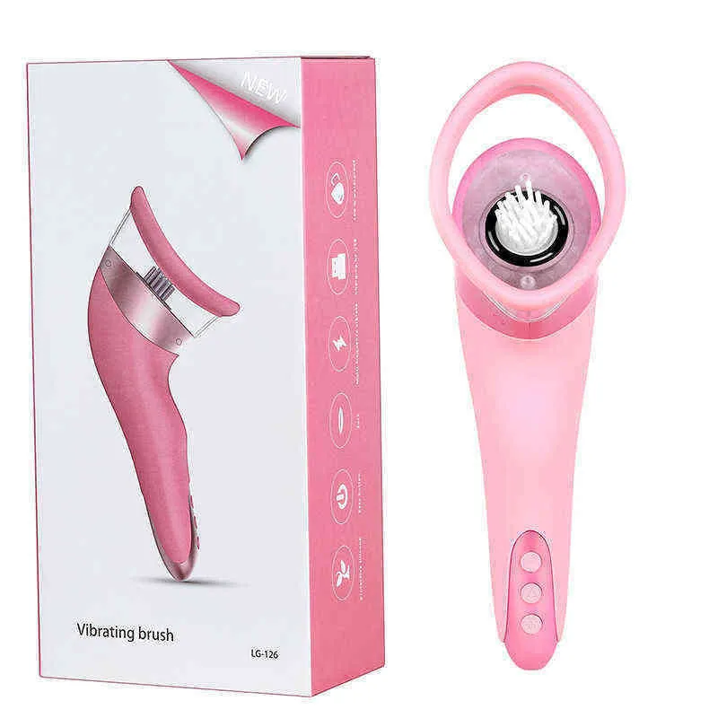 NXY Vibrators 10 Speed Vibration Sucking for Women Tounge Licking 5 Modes Clit Sucker and Vibrater Sex Toys 0406
