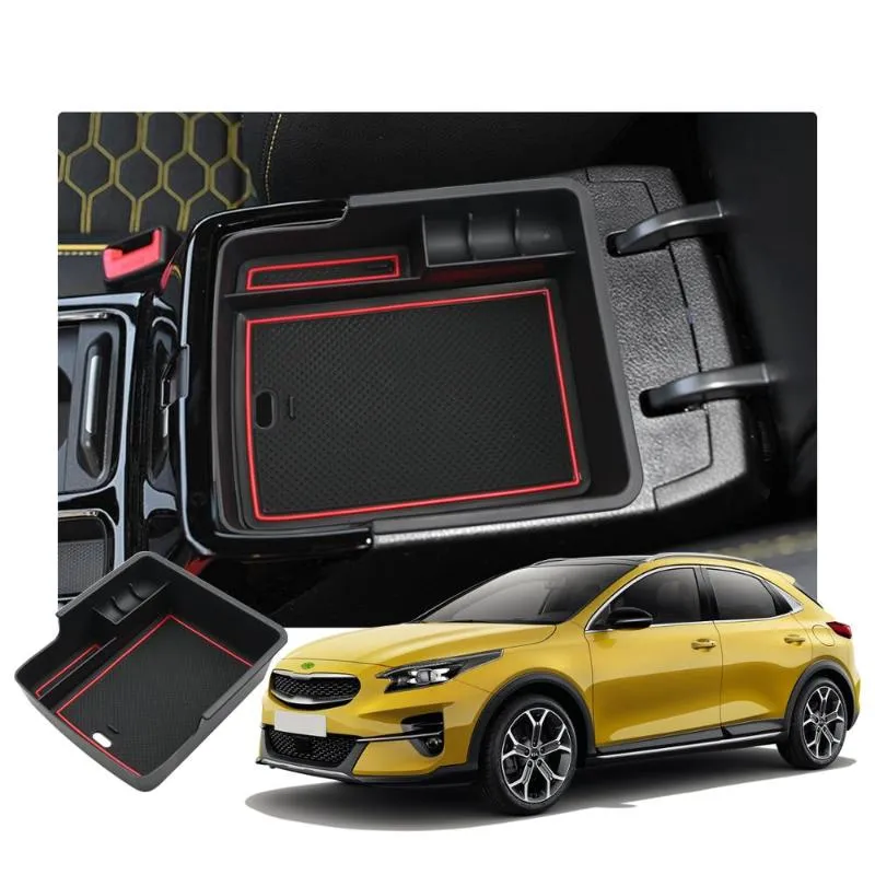 Auto Organizer Armlehne Lagerung Box Für XCeed SUV 2022 Zentrale Steuerung Container Auto Interior Styling ZubehörAuto