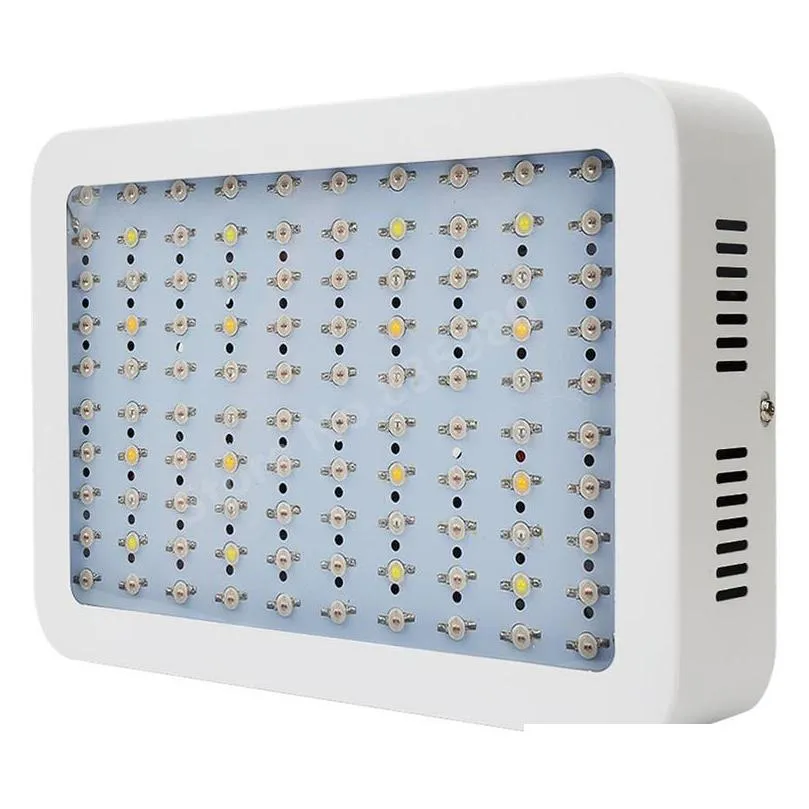 led grow light 1000w double chip full spectrum for indoor aquario hydroponic plant flower led grow light high yield