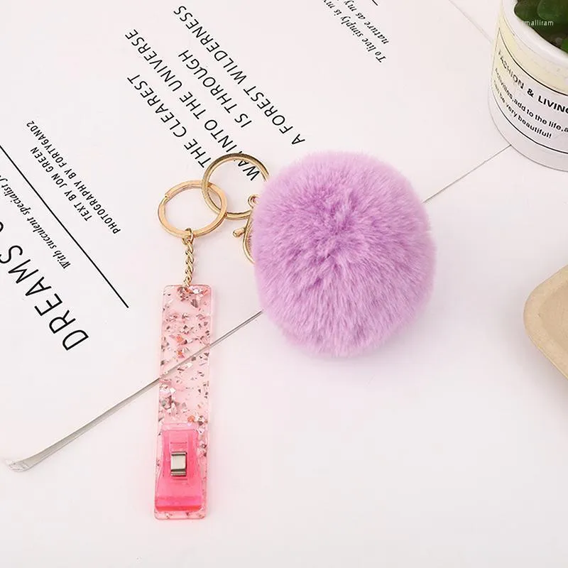 Porte-clés acrylique matériel carte extracteur personnalisé votre propre porte-clés pour ongles longs bijoux pendentif Smal22