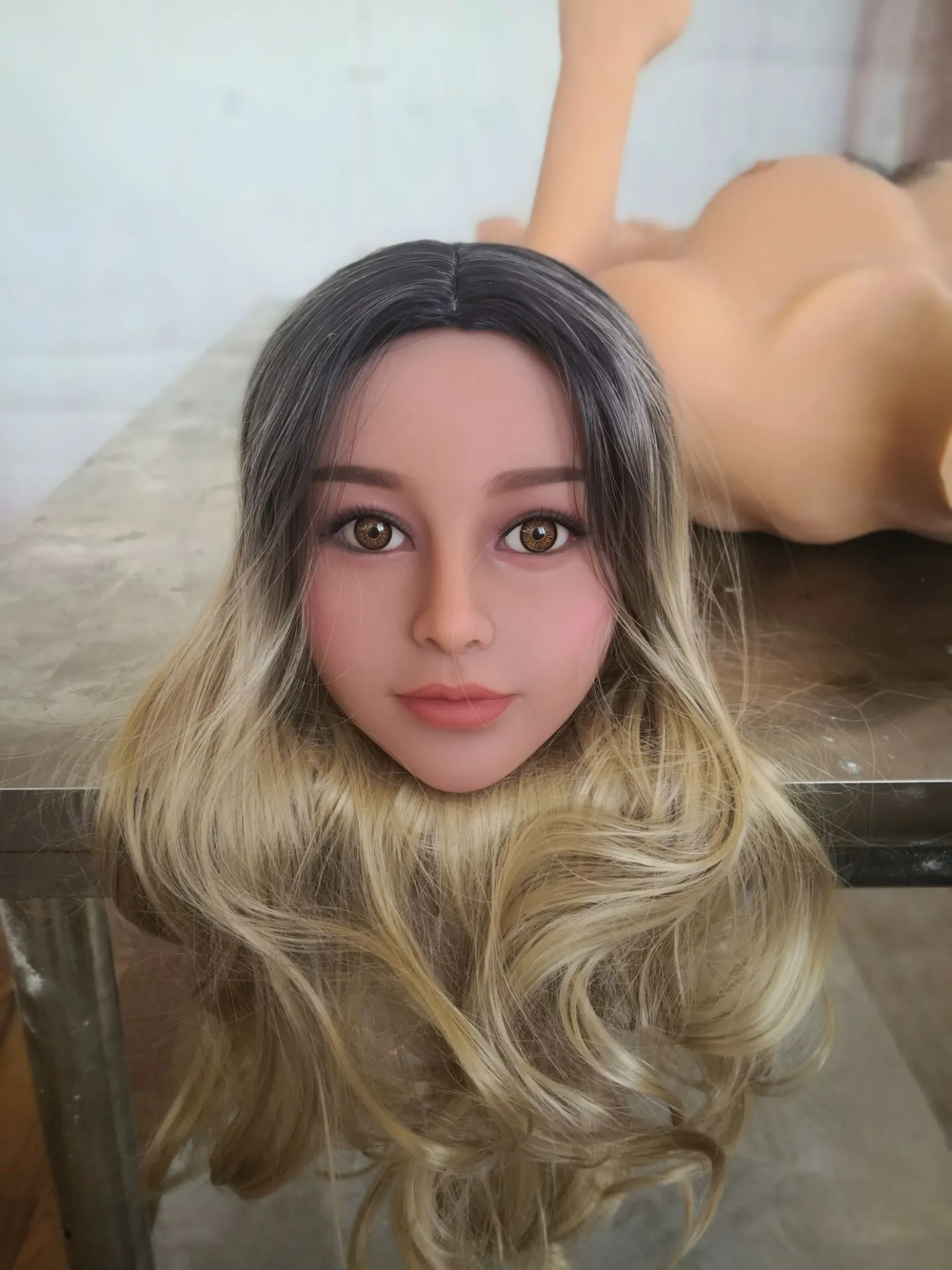 Brown Eyes Real TPE Sex Doll Head New Mouth Toys Only A Head From Xystars,  $167.52